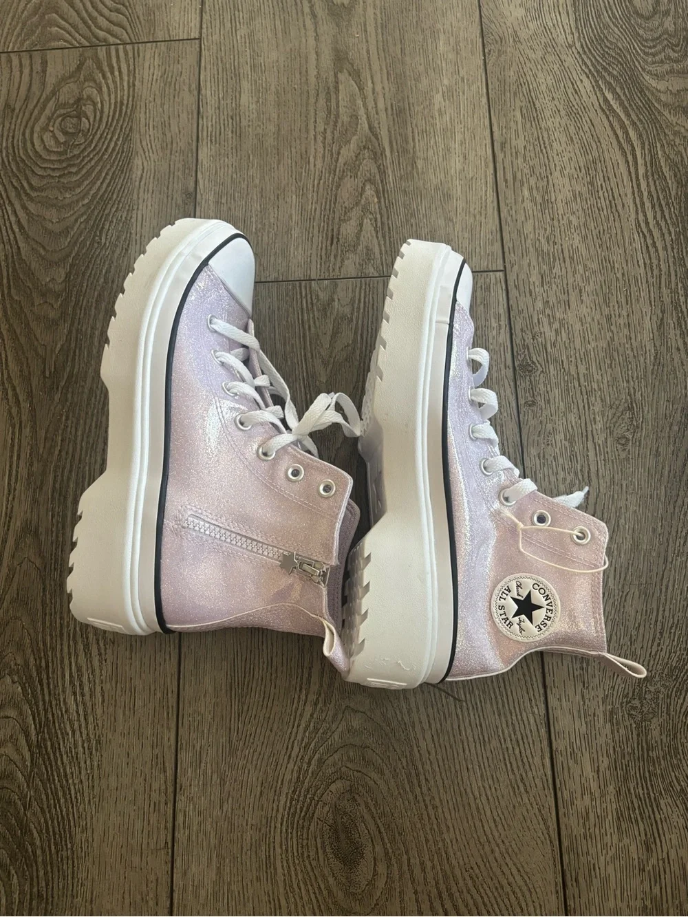 Converse Kids Glitter de los High-Top Sneakers